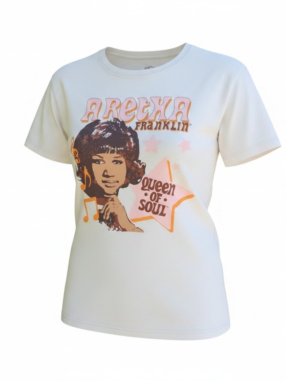 Aretha Franklin Womens T Shirt Medium Queen of Soul Graphic Tee NWT